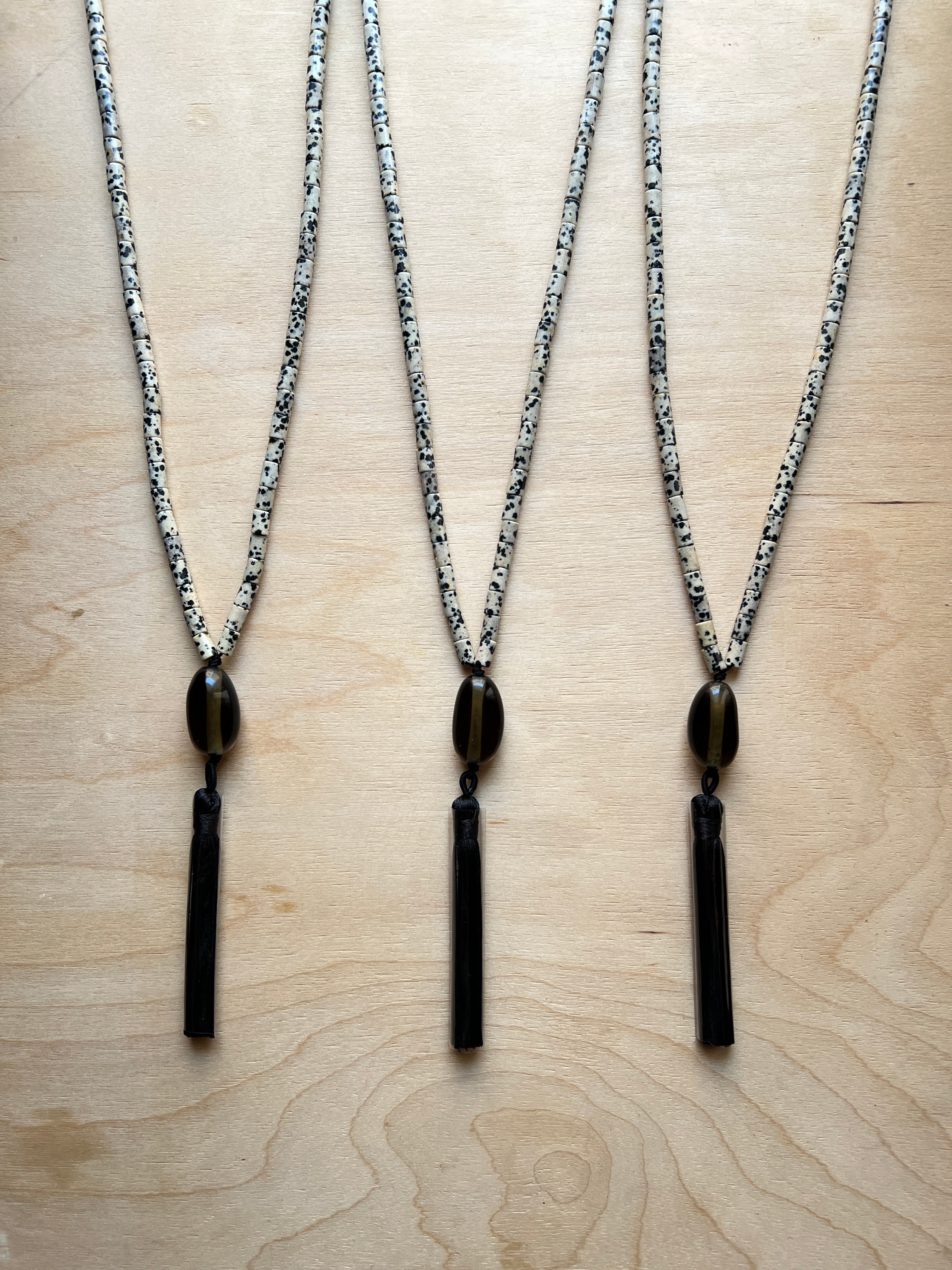 Dalmatian Tassel Necklace