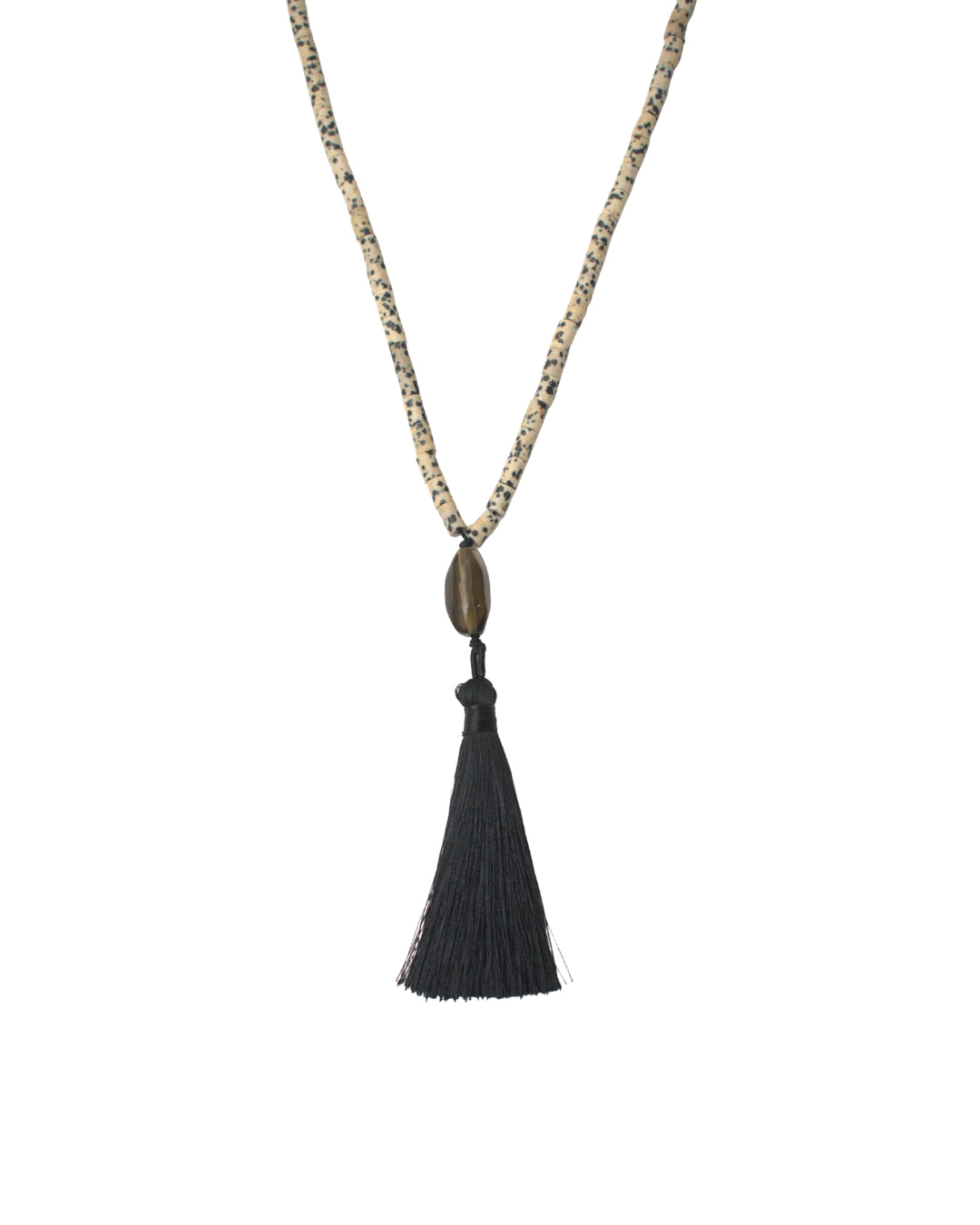 Dalmatian Tassel Necklace
