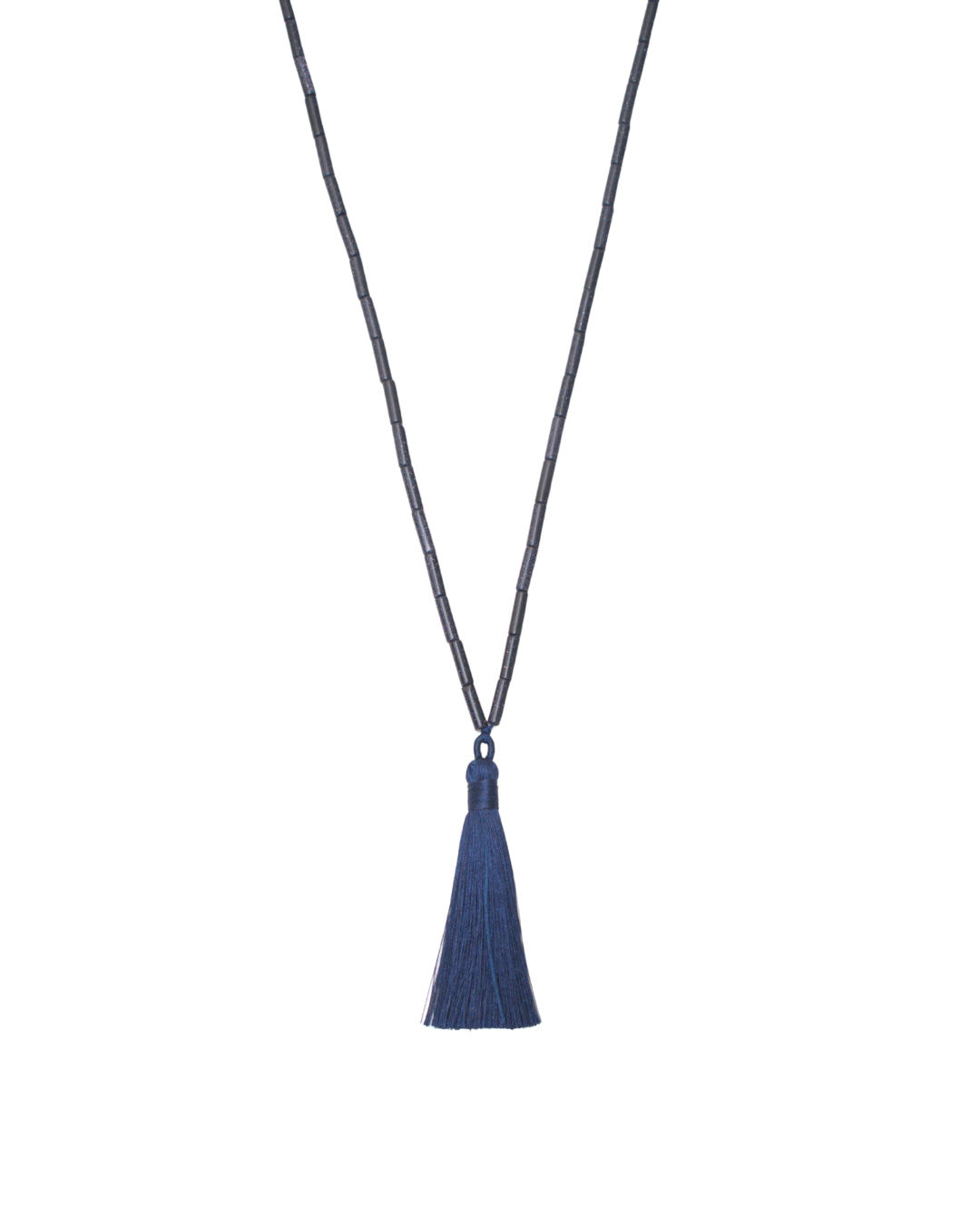 Midnight Tassel Necklace