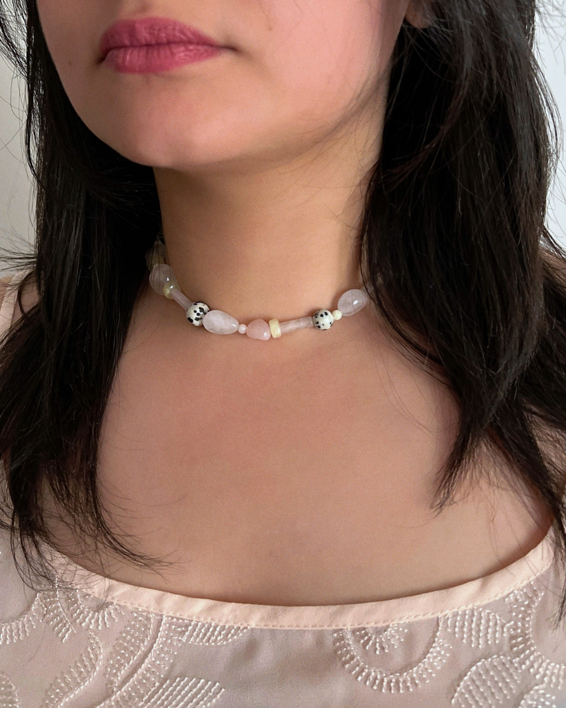 Pink lemonade Necklace