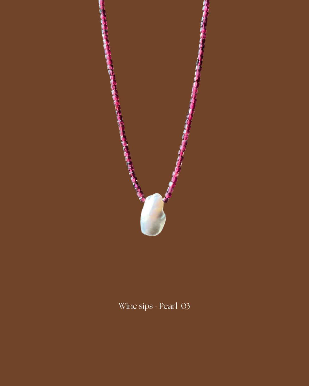Wine Sips Necklace