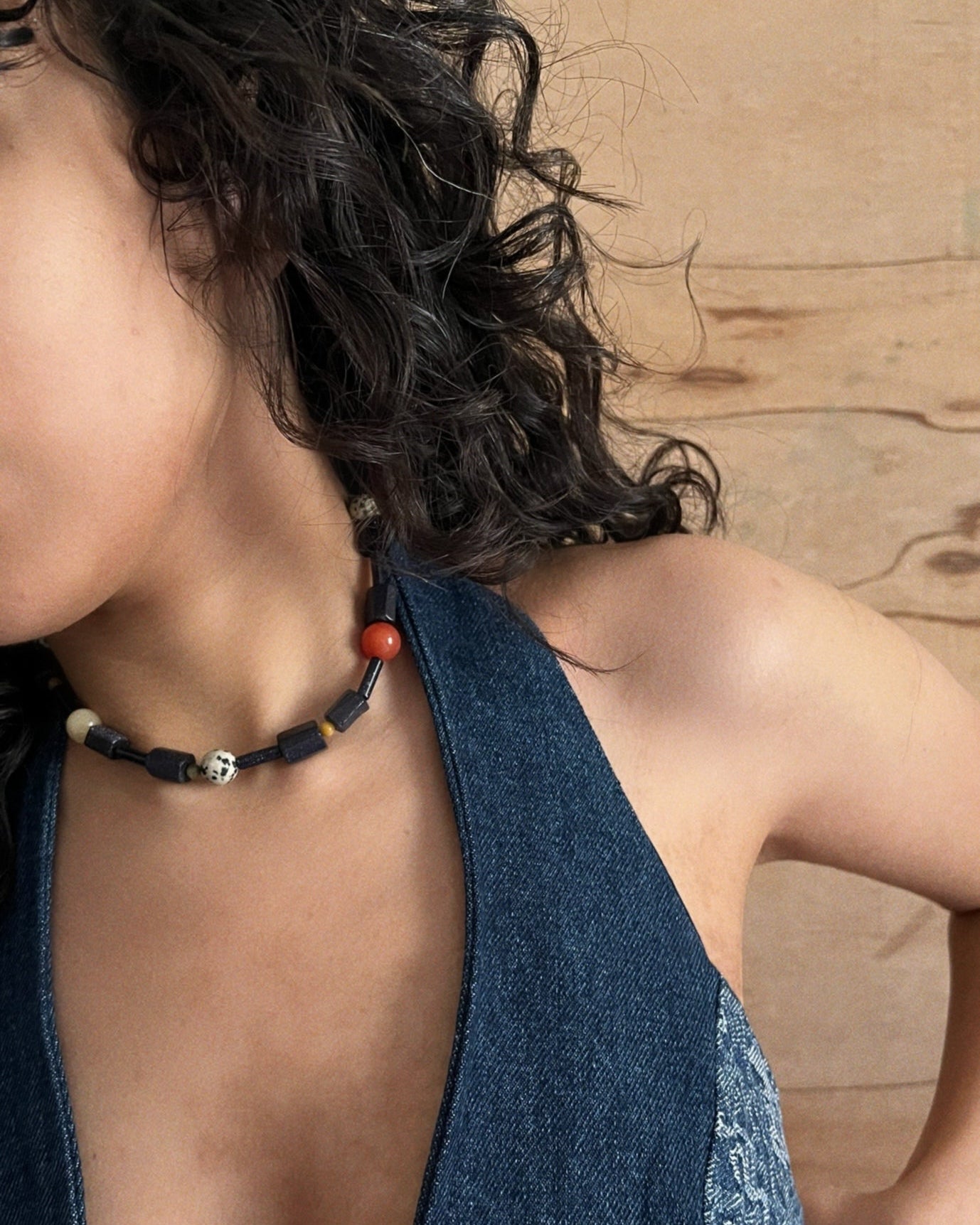 Midnight Mimosa Necklace