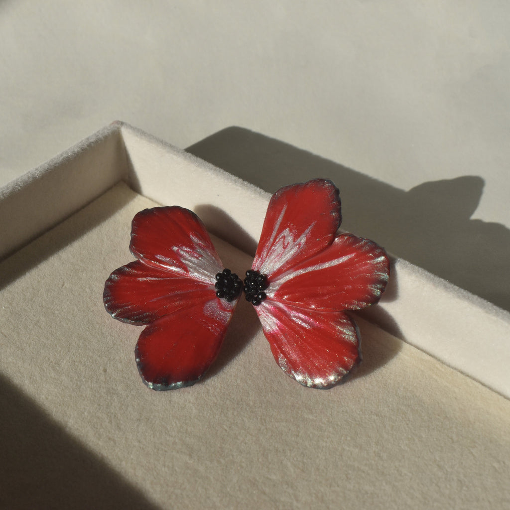 Palestinian Red Poppy Flower