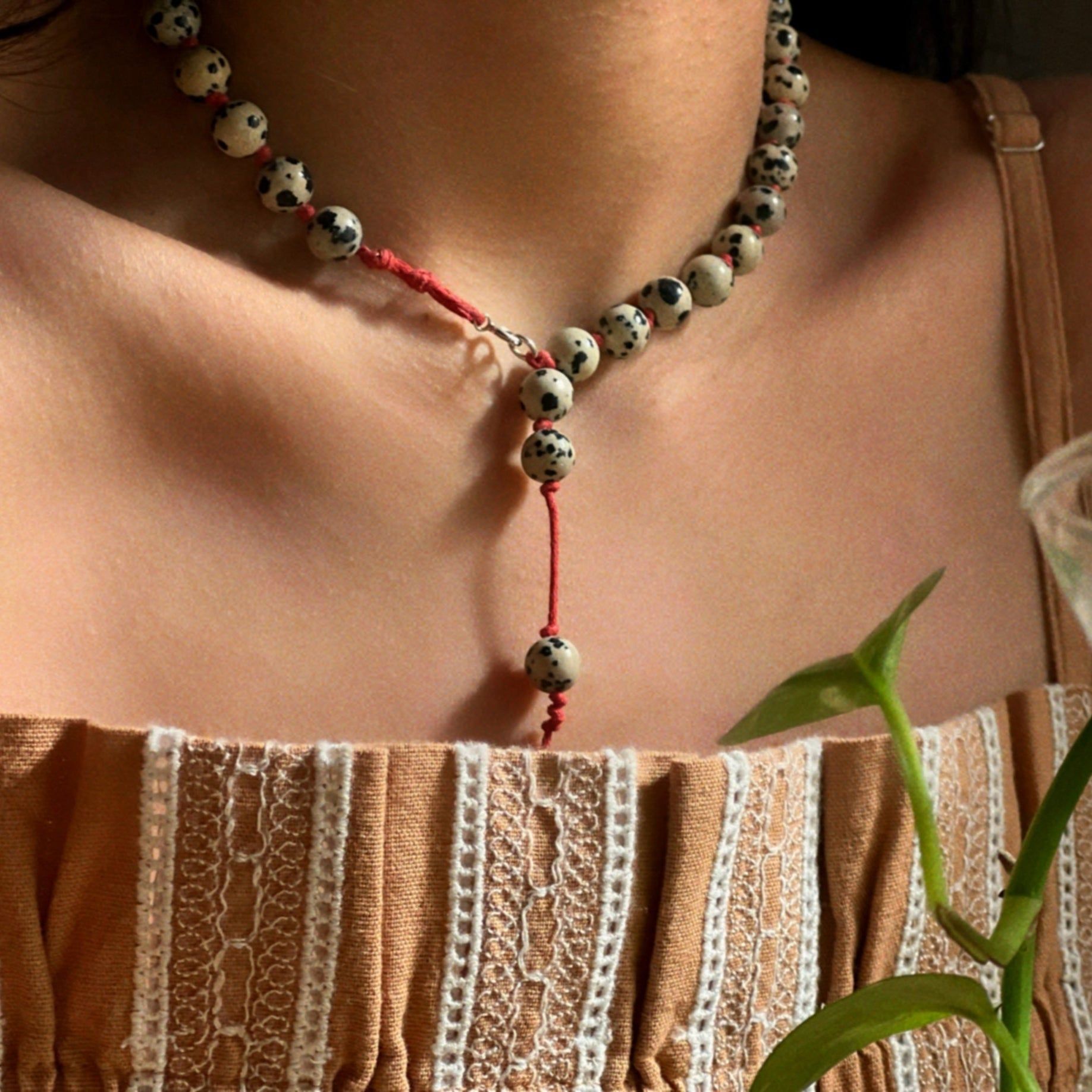 Dalmatian Jasper Necklace