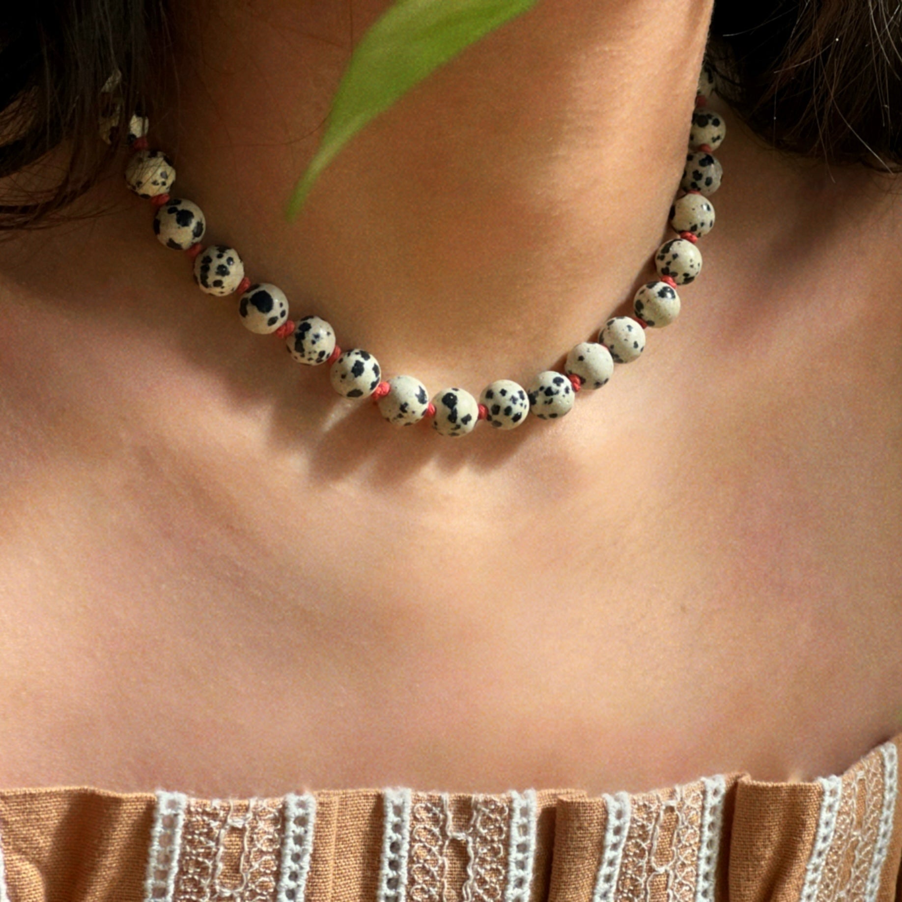 Dalmatian Jasper Necklace 02