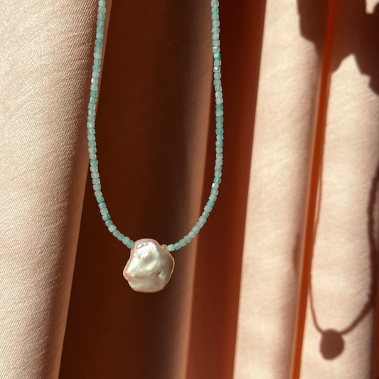 Aquamarine Necklace