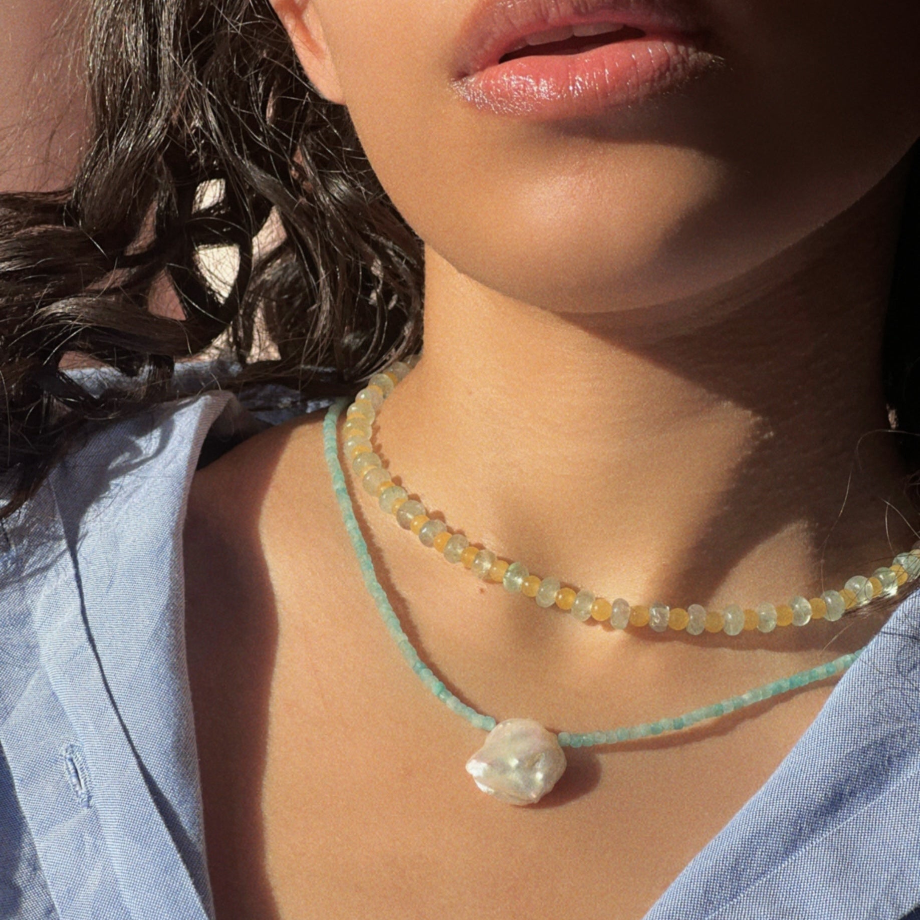 Aquamarine Necklace