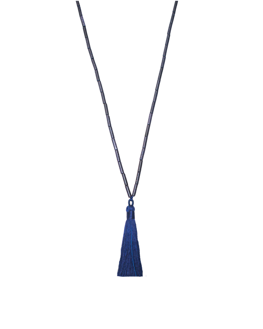 Midnight Tassel Necklace