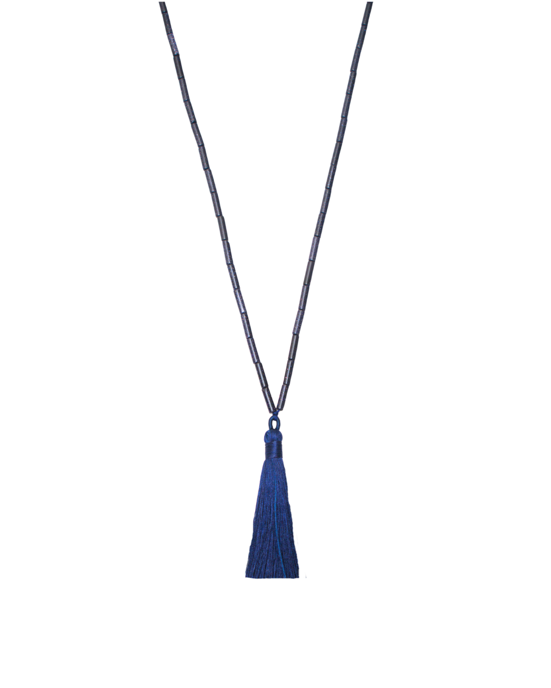 Midnight Tassel Necklace